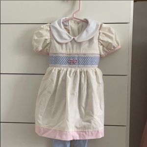 EUC Beaufort Bonnet baby girls dress 6-12m